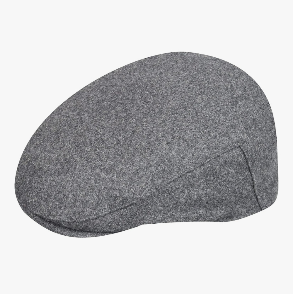 Country Gentleman Gray Wool Flat Cap - NWT Size Medium